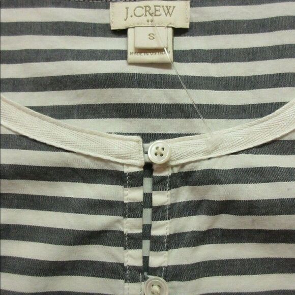 J. Crew tunic dress 100% cotton striped Small - Picture 4 of 4